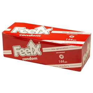 FeelX kondómy - jahodová fantázia (144 ks)