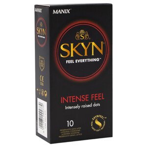 Manix SKYN Intense - bezlatexový, perličkový kondóm (10ks)