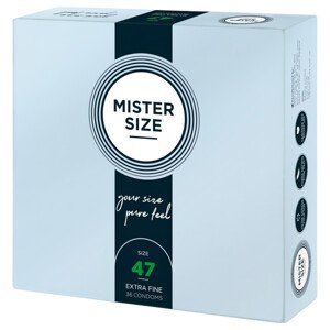 Mister Size tenké kondómy - 47mm (36ks)