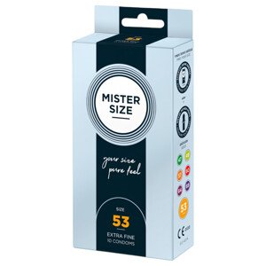 Mister Size extra tenký kondóm - 53mm (10ks)