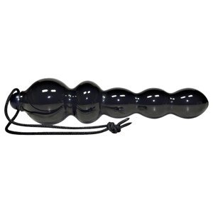 You2Toys Black Jack - perličkový anál dildo (čierny)