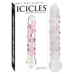 Icicles No. 7 - korálkový sklenený dildó