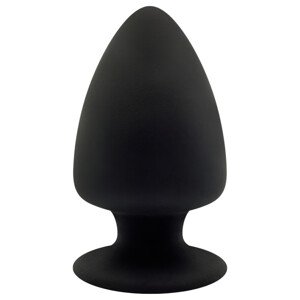 Silexd M - prispôsobiteľný análny kolík - 11 cm (čierny)