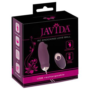 Javida - rádio, pulzujúce vibro-vajíčko (fialové)