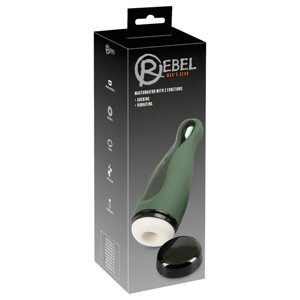 Rebel 2 Function - nabíjací, sací-vibrujúci masturbátor