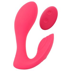 SMILE Nohavičky - nabíjací, rádiový 2in1 vibrátor (ružový)