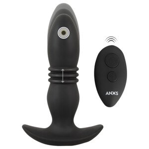 ANOS - rádiový vibračný anál kolík (čierny)