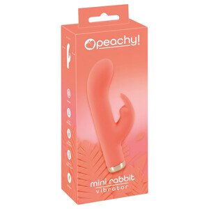 You2Toys peachy! mini rabbit - akumulátorový, zajačí vibrátor (broskyňový)