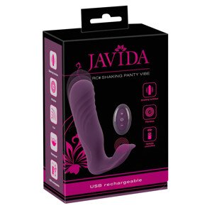 Javida RC - rádiový, 2-funkčný klitoris vibrátor (fialový)