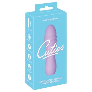 Cuties Mini 3 - nabíjateľný, vodotesný, špirálový vibrátor (fialový)