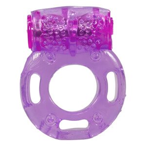 You2Toys - Jednorazový vibračný krúžok na penis (fialový)