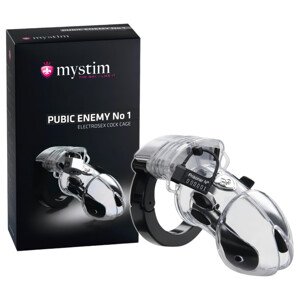 mystim Pubic Enemy No 1 - elektro penisová klietka