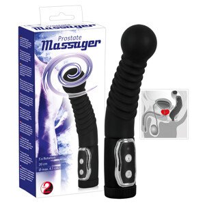 You2Toys - Rotačný prostata vibrátor (čierny)