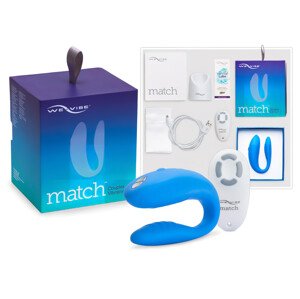 We-Vibe Match - vodotesný, akumulátorový pár vibrátor (modrý)