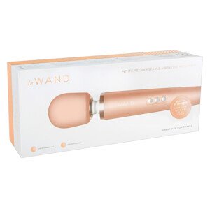 Le Wand Petite - exkluzívny masážny vibrátor (ružovo-zlatý)