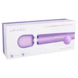 Le Wand Petite - exkluzív, nabíjací masážny vibrátor (fialový)