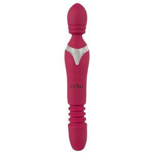 Javida Thrusting - 3v1 masážny vibrátor (červený)