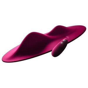 VibePad - vibračný vankúš s 2 motormi, rádiovým ovládaním (fialová)