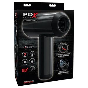 PDX Hydrobator - pumpujúci masturbátor (čierny)