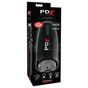 PDX Elite Moto Bator 2 - sací a pohybujúca vagína (čierna)