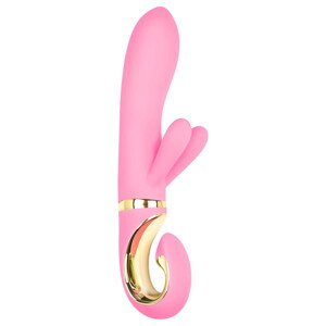 G-Vibe GRabbit - akumulátorový, 3-motorový G-bod vibrátor (ružový)