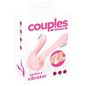 Couples Choice - 2-motorový párny vibrátor (ružový)