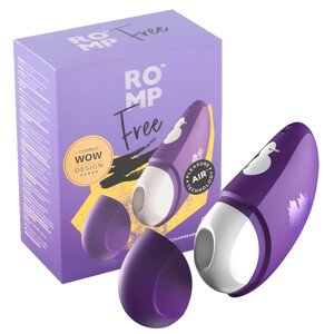ROMP Free - vodotesný stimulátor klitorisu so vzduchovými vlnami (fialový)