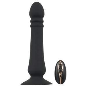Black Velvet - akumulátorový, impulzný anál vibrator (čierny)