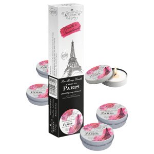 Petits Joujoux Paris - masážna sviečka - vanilka-santalové drevo (5x43ml)