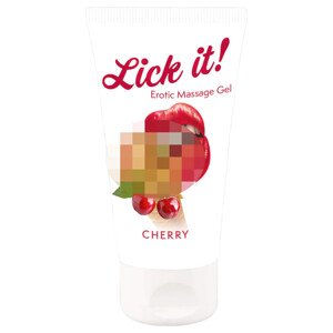 Lick it! - 2v1 jedlý lubrikant - čerešňa (50ml)