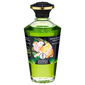 Shunga - hrejivý masážny olej - zelený čaj (100ml)