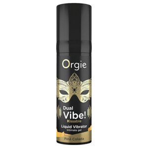Orgie Dual Vibe! - tekutý vibrátor - Pinã Colada (15ml)