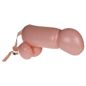 Cock Fighting - nafukovací pripínací penis (prírodný)