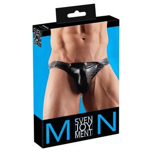 Odopínateľné tangá pre mužov (čierne) - XL