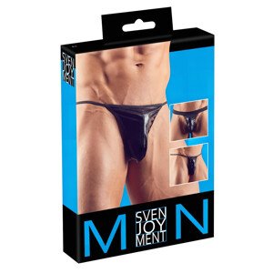 Svenjoyment - pánsky tangá set - čierny (3-dielny) S-L