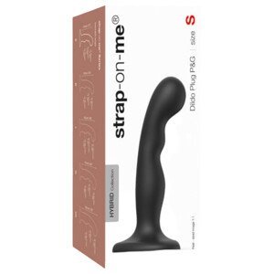 Strap-on-me P&G S - zakrivené dildo s prísavkou (čierne)