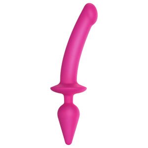 / Strap-on-me Switch Polorealistický XXL - 2v1 dildo (ružový)