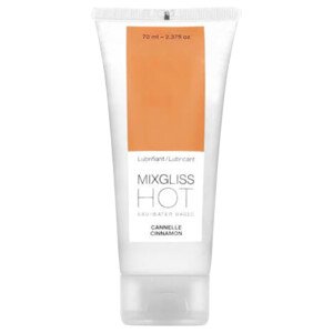 Mixgliss Hot - hrejivý vodný lubrikant - škorica (70ml)