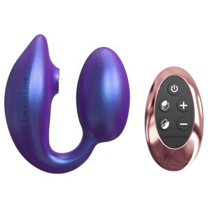 Wonderlover - stimulátor klitorisu a G-bodu (metalická fialová)