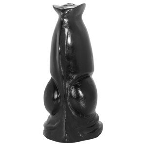 AnimHole Wolf - vlčí penis dildo - 21cm (čierne)