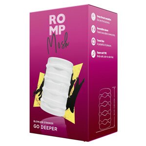 ROMP Mosh - ohybný cestovný masturbátor (priehľadný)