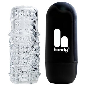 The Handy TrueGrip Gen 2 Sleeve - masturbátor (priehľadný)