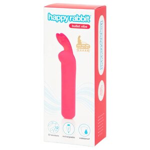 Happyrabbit Bullet - akumulátorový zajačikový vibrátor (ružový)