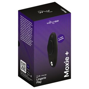 We-Vibe Moxie+ - bezdrôtový, inteligentný klitorisový vibrátor (čierny)