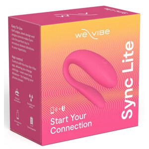 We-Vibe Sync Lite - inteligentný, rádiový pár vibrátor (ružový)