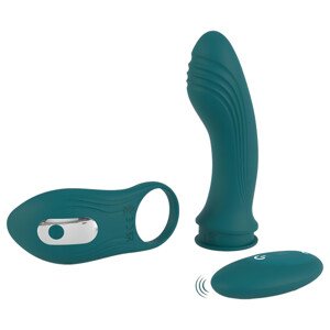 Couples Choice - 3v1 variabilný vibrátor (tyrkysový)