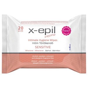 X-Epil Intimo Sensitive - jemné intímne obrúsky (20 ks)