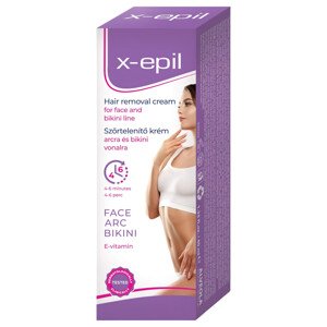 X-Epil - depilačný krém na tvár a bikinovú oblasť (40ml)