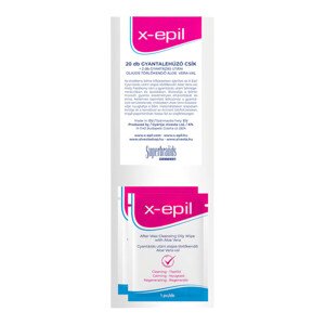 X-Epil - textil pásiky (20ks) + olejové obrúsky (2ks)