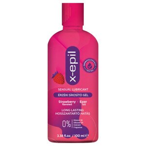 X-Epil - jahodový zmyselný lubrikačný gél (100ml)